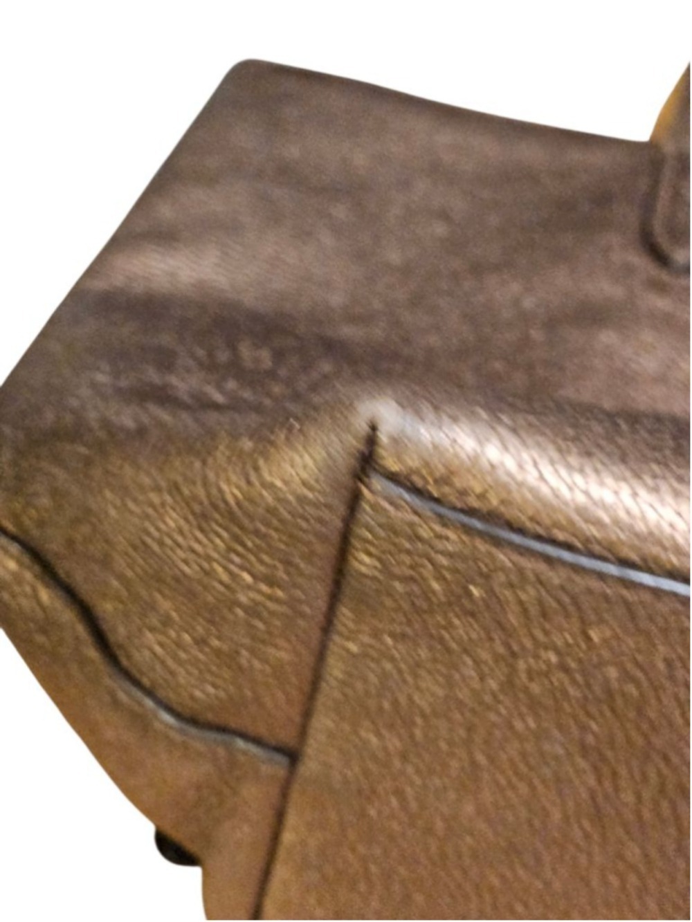 Coach Bronze Leather Tote Bag One Size - Picture 12 of 16